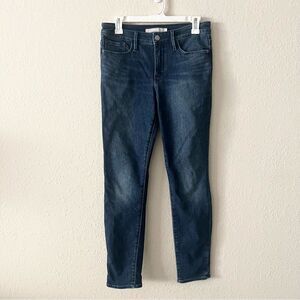 Athleta Sculptek Skinny Jeans Dark Wash Stretch High Rise 5 Pocket Womens Sz 8